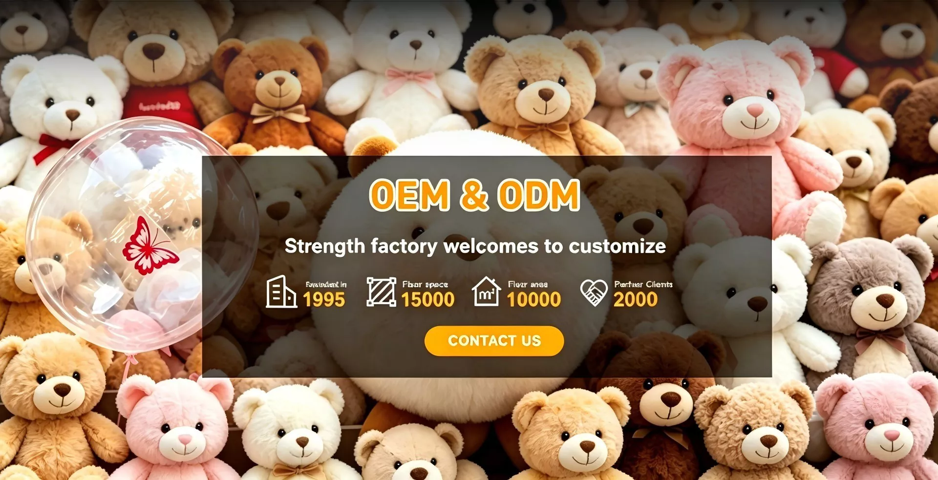 Fábrica de juguetes de peluche OEM y ODM de China