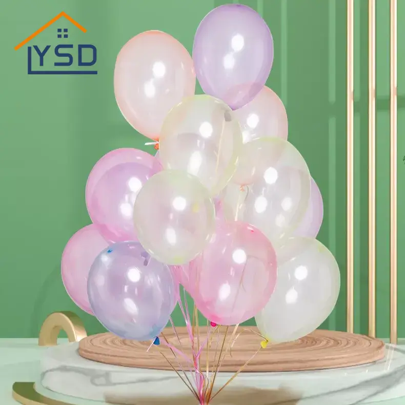 ¿Cómo puede un colorido globo de látex de cristal transformar eventos ordinarios en experiencias visuales impresionantes?