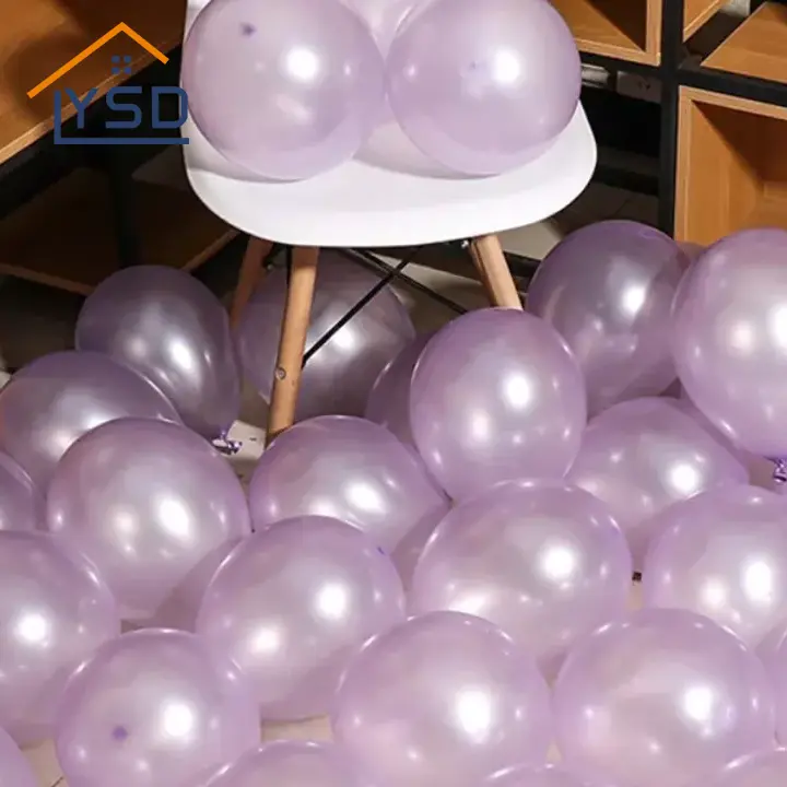 Globos de látex nacarados